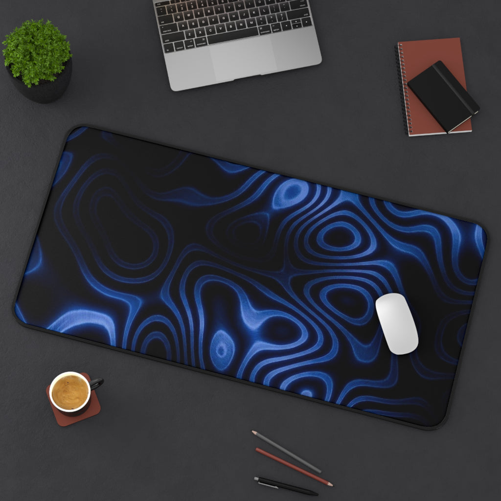 Navy Neon Desk Mat
