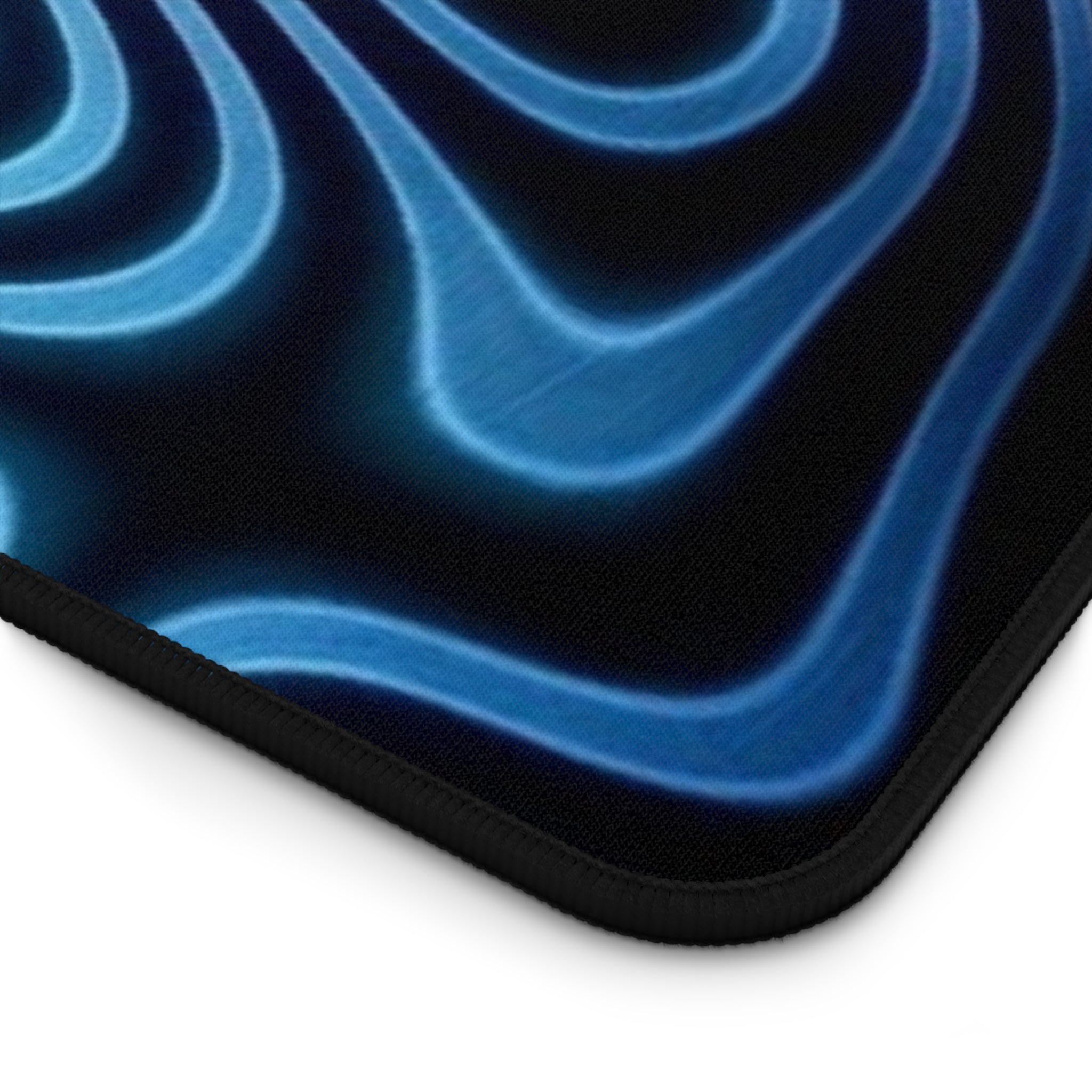 Blue Neon Desk Mat