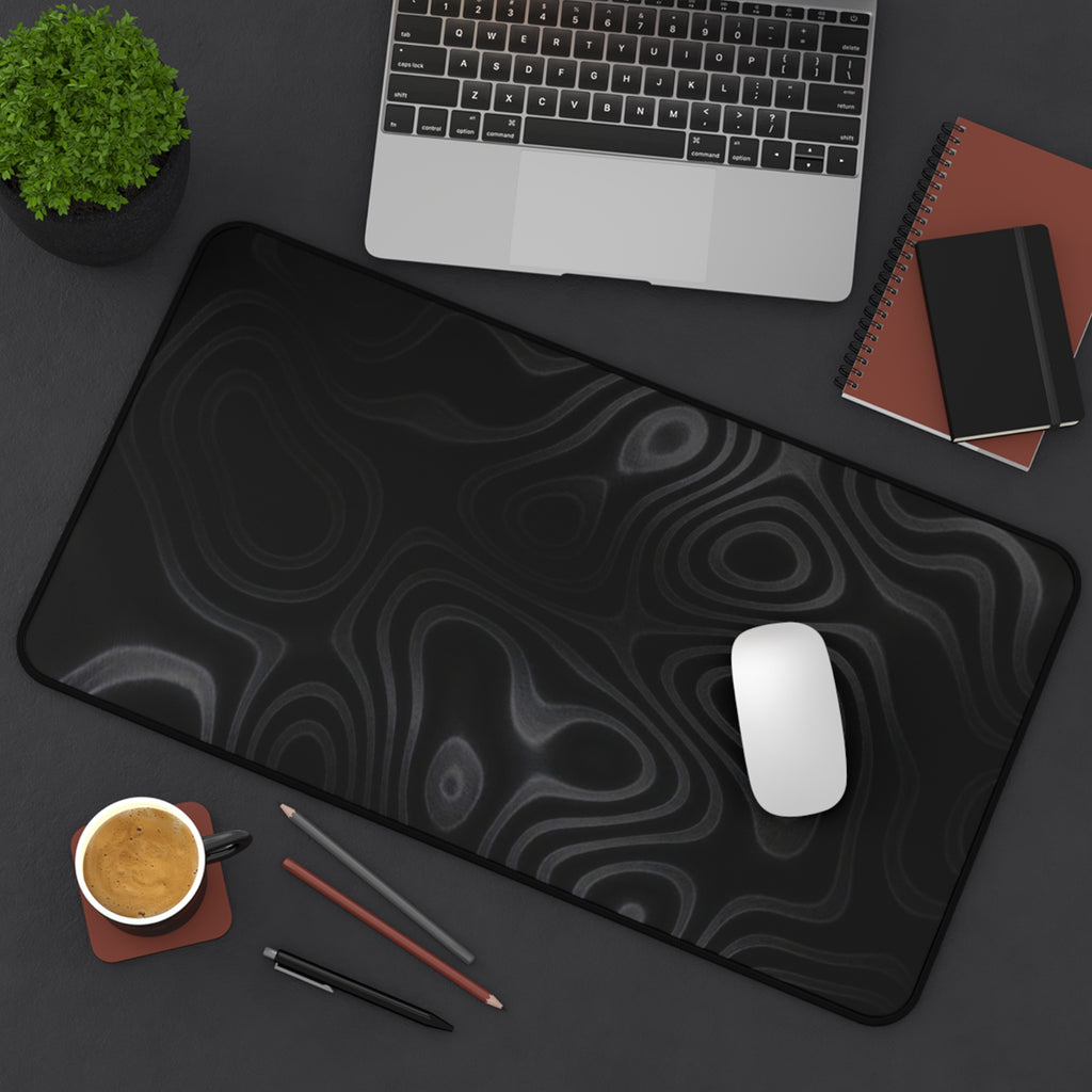 Black Neon Desk Mat