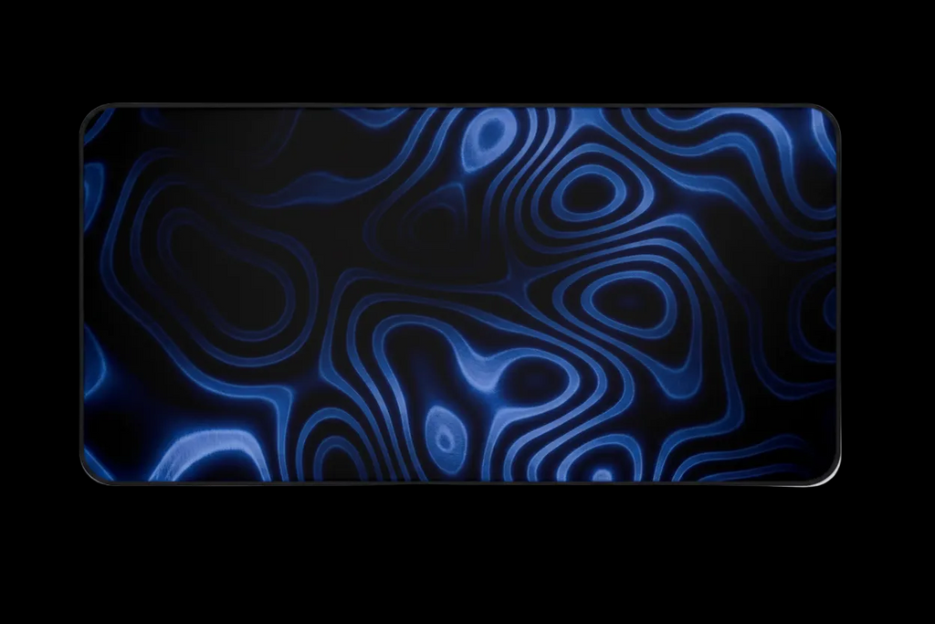 Navy Neon Desk Mat