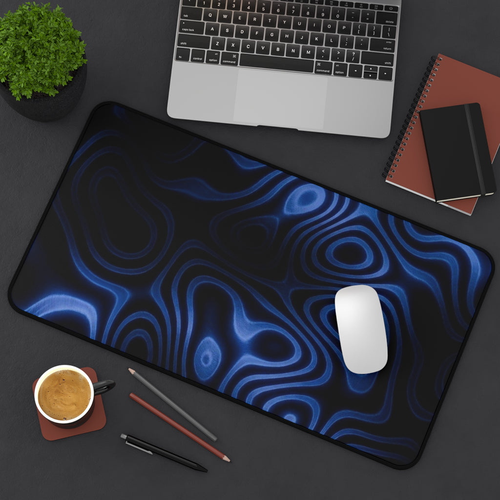 Navy Neon Desk Mat